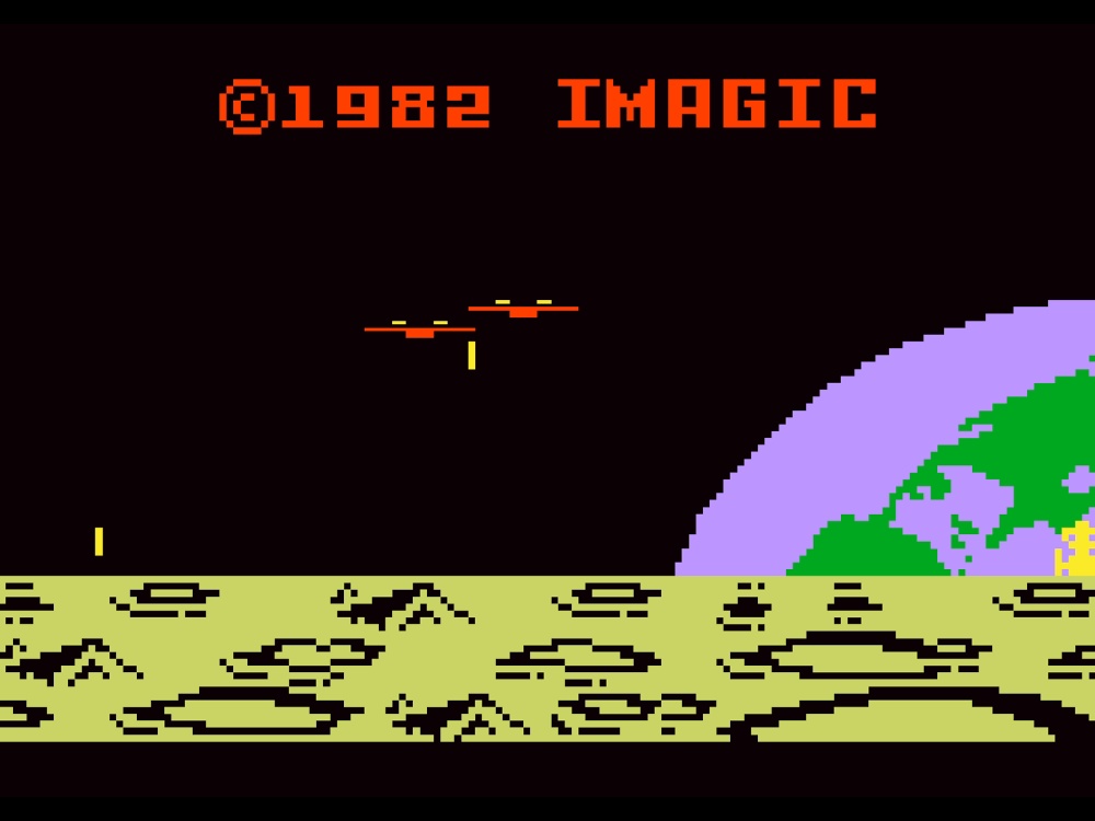 Title Screen of Demon Attack for Intellivision